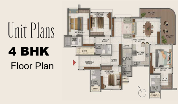 Arvind Skycrest Floor Plan